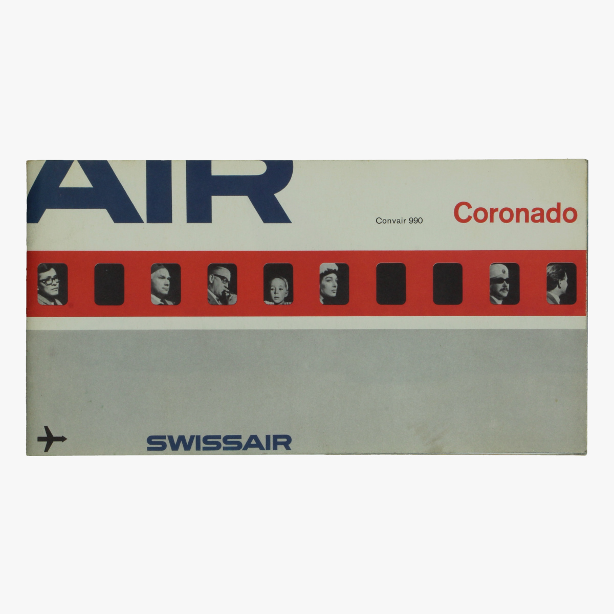 Afbeeldingen van folder swissair -  convair 990 - coronade 