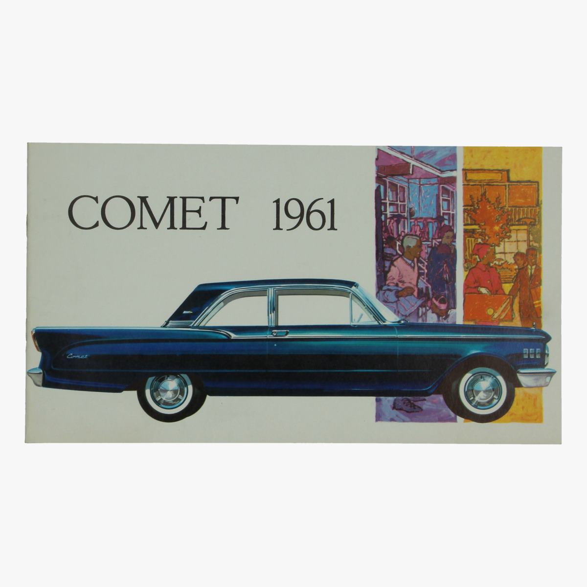 Afbeeldingen van oude reclame boekje comet 1961