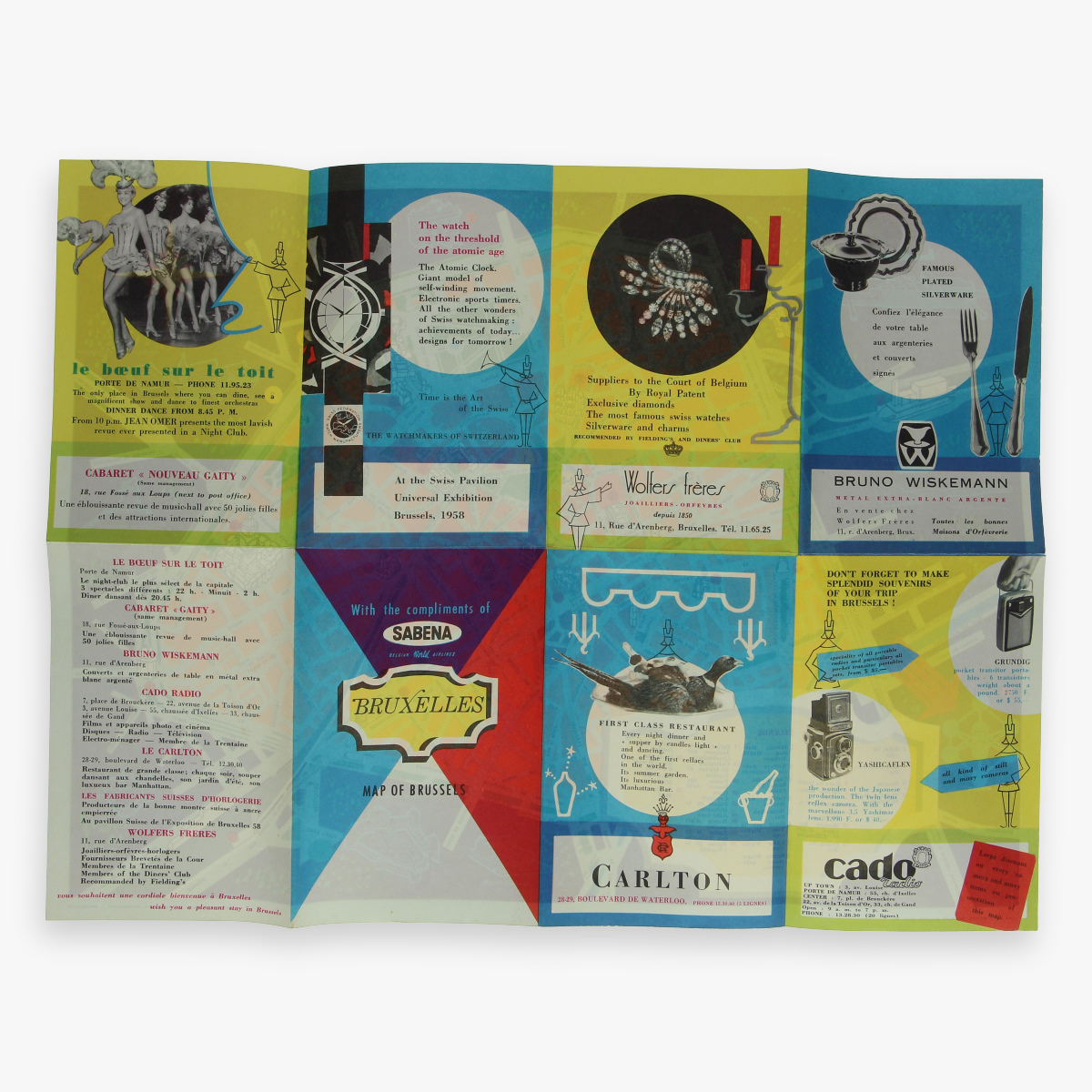 Afbeeldingen van sabena brochures boxed 