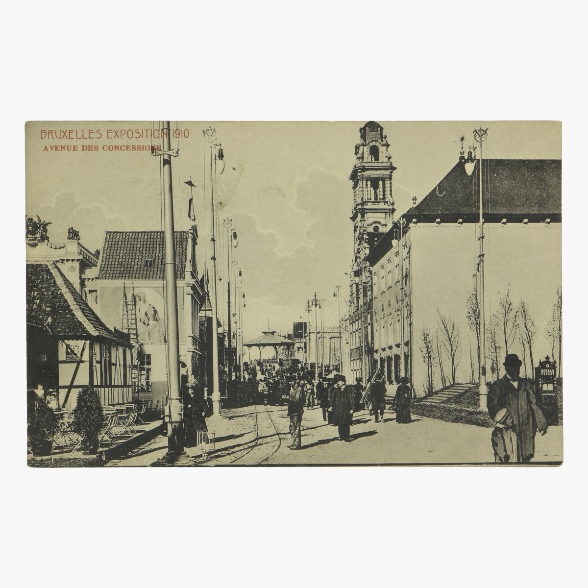 Afbeeldingen van bruxelles exposition 1910 a venue des concessions