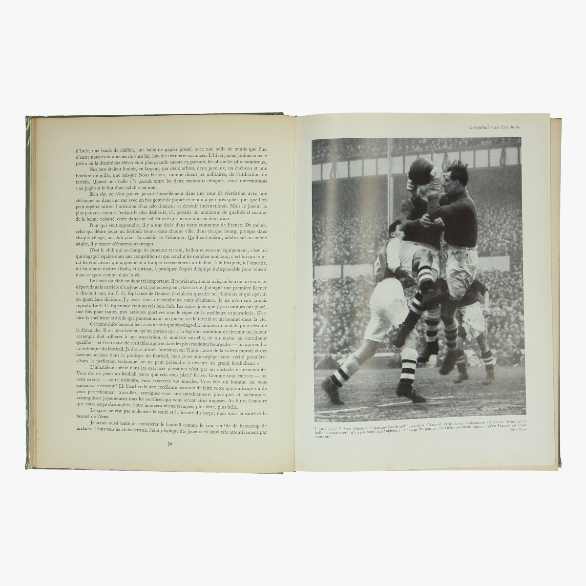 Afbeeldingen van boek le footbal * encyclopédie des sports modernes 1953  r. kister et g.schmid