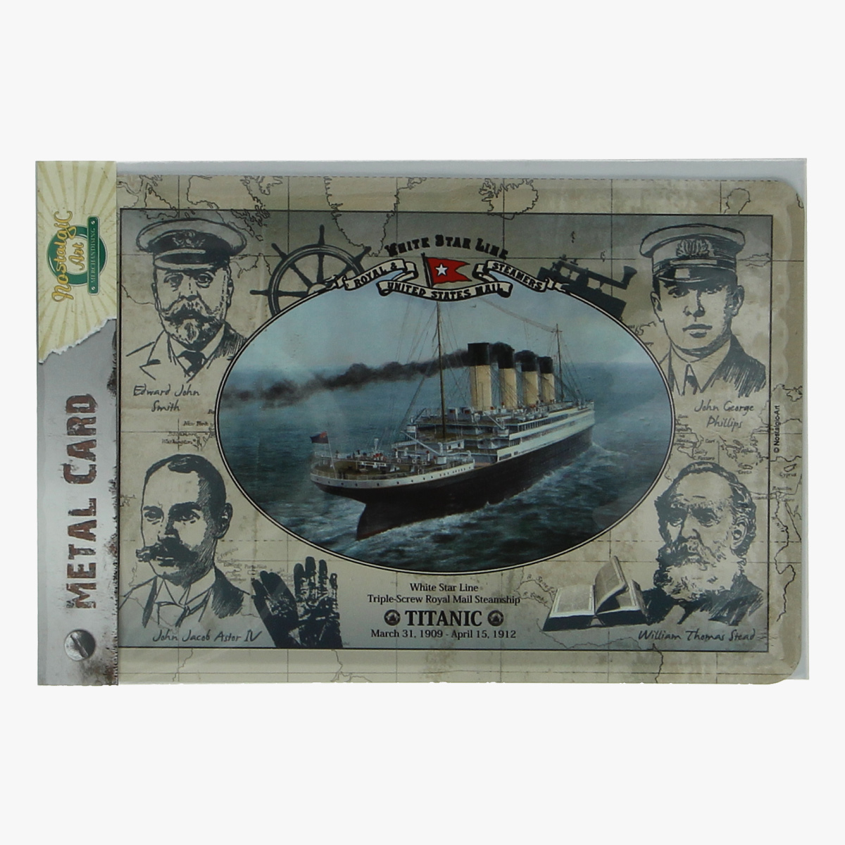 Afbeeldingen van metal card titanic 