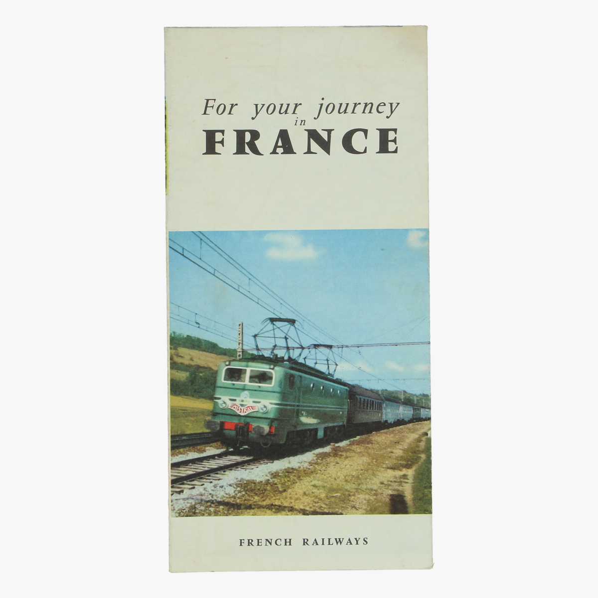 Afbeeldingen van expo 58  folder for your journey in france french railways 1958