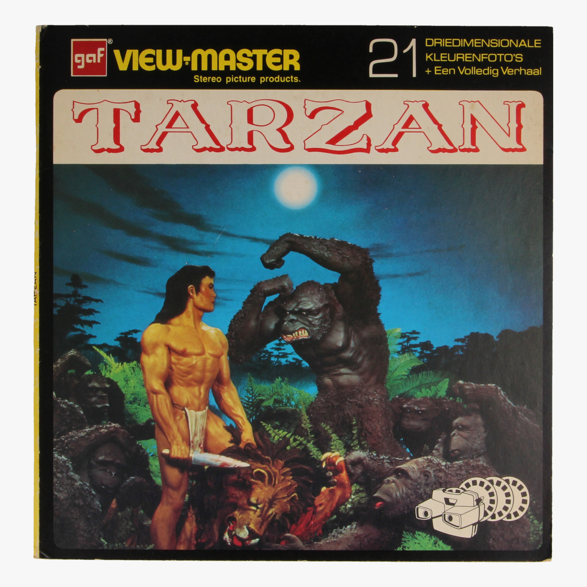 Afbeeldingen van View-master Tarzan van de apen B4441,B4442,B4443