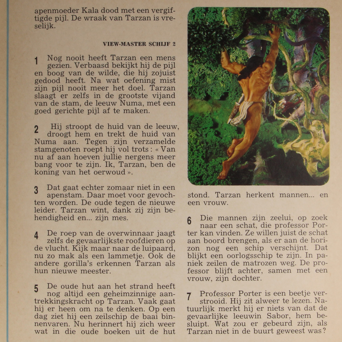 Afbeeldingen van View-master Tarzan van de apen B4441,B4442,B4443