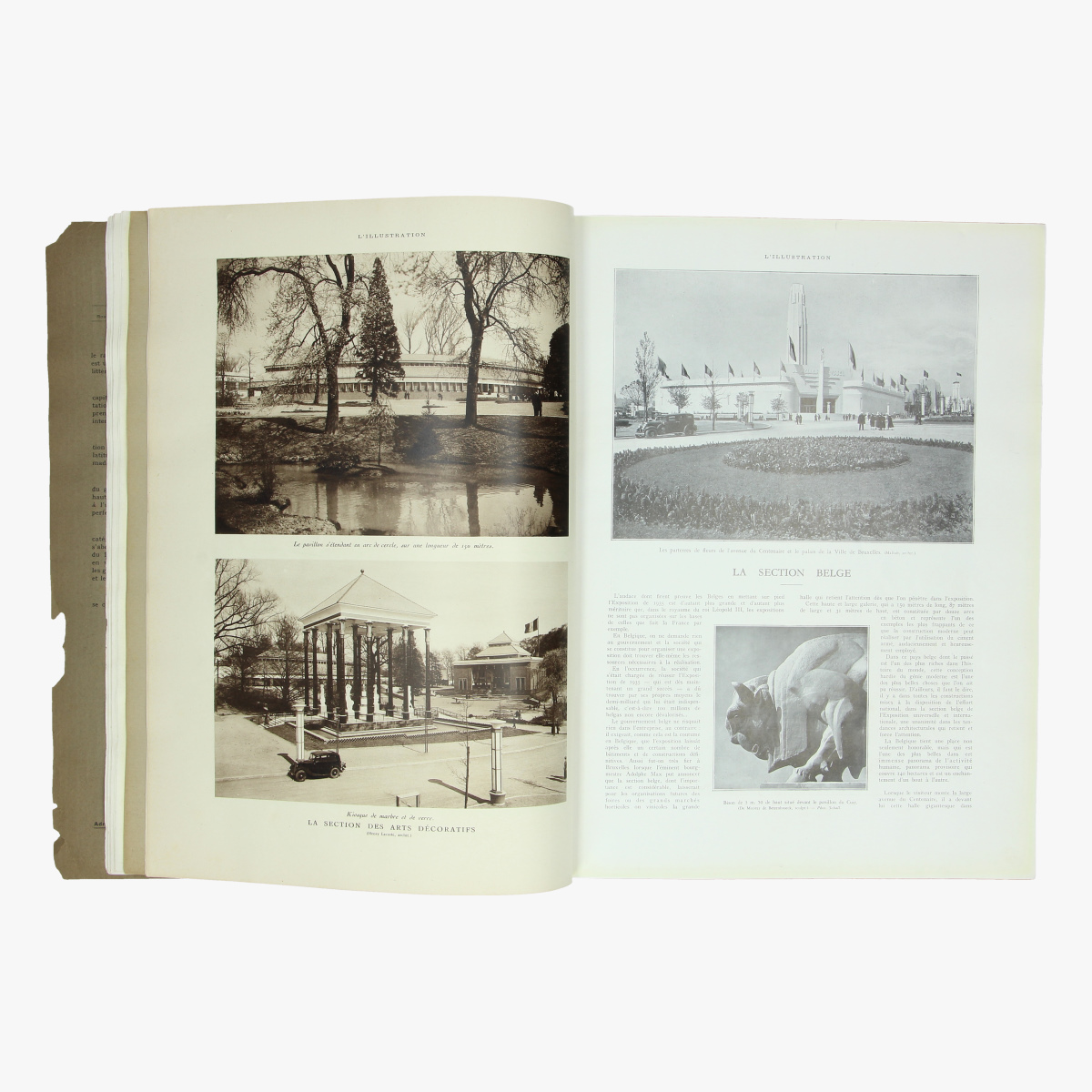Afbeeldingen van exposition internationale de bxl 1935 album hors série