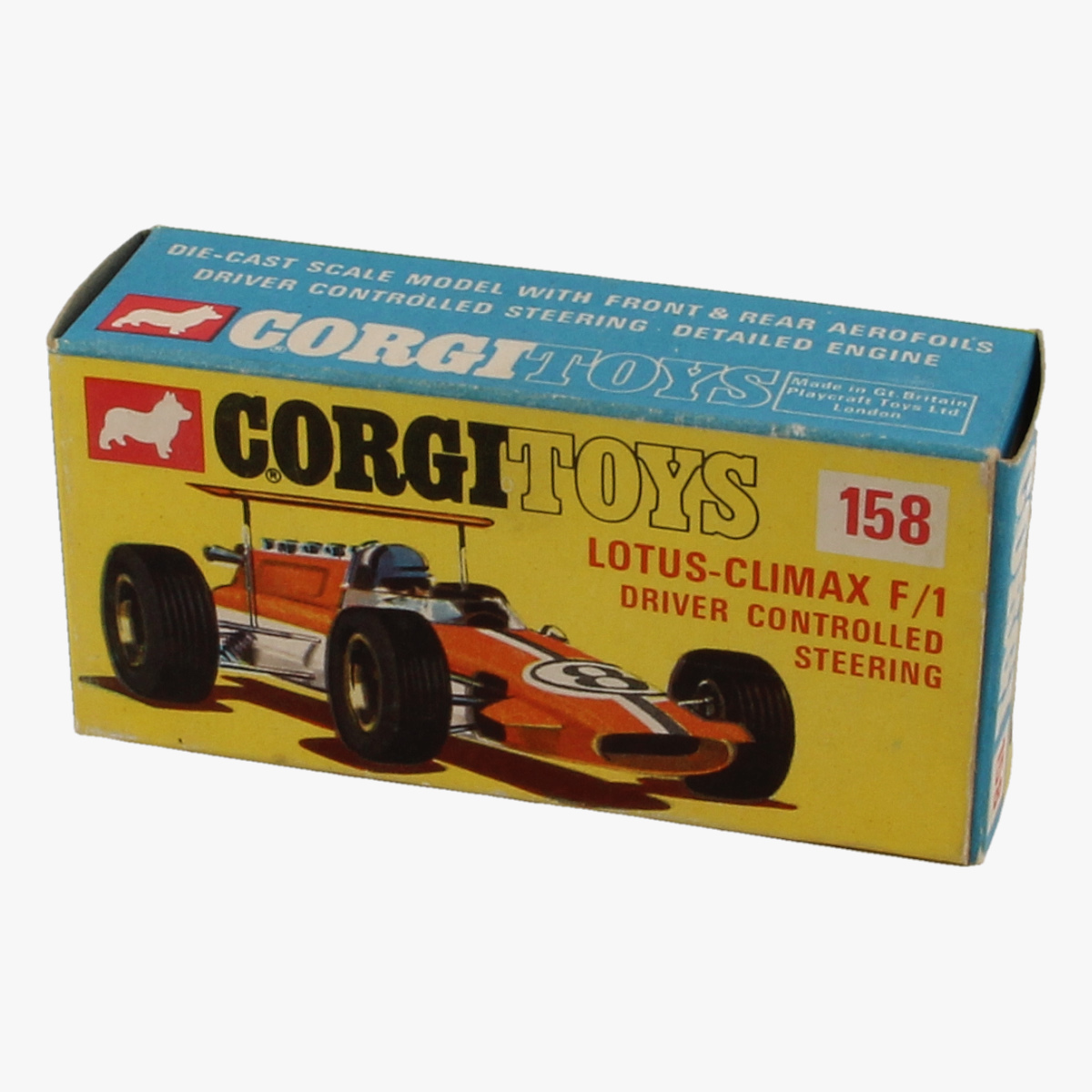Afbeeldingen van Corgi Toys. Lotus Climax F/1 Nr. 158
