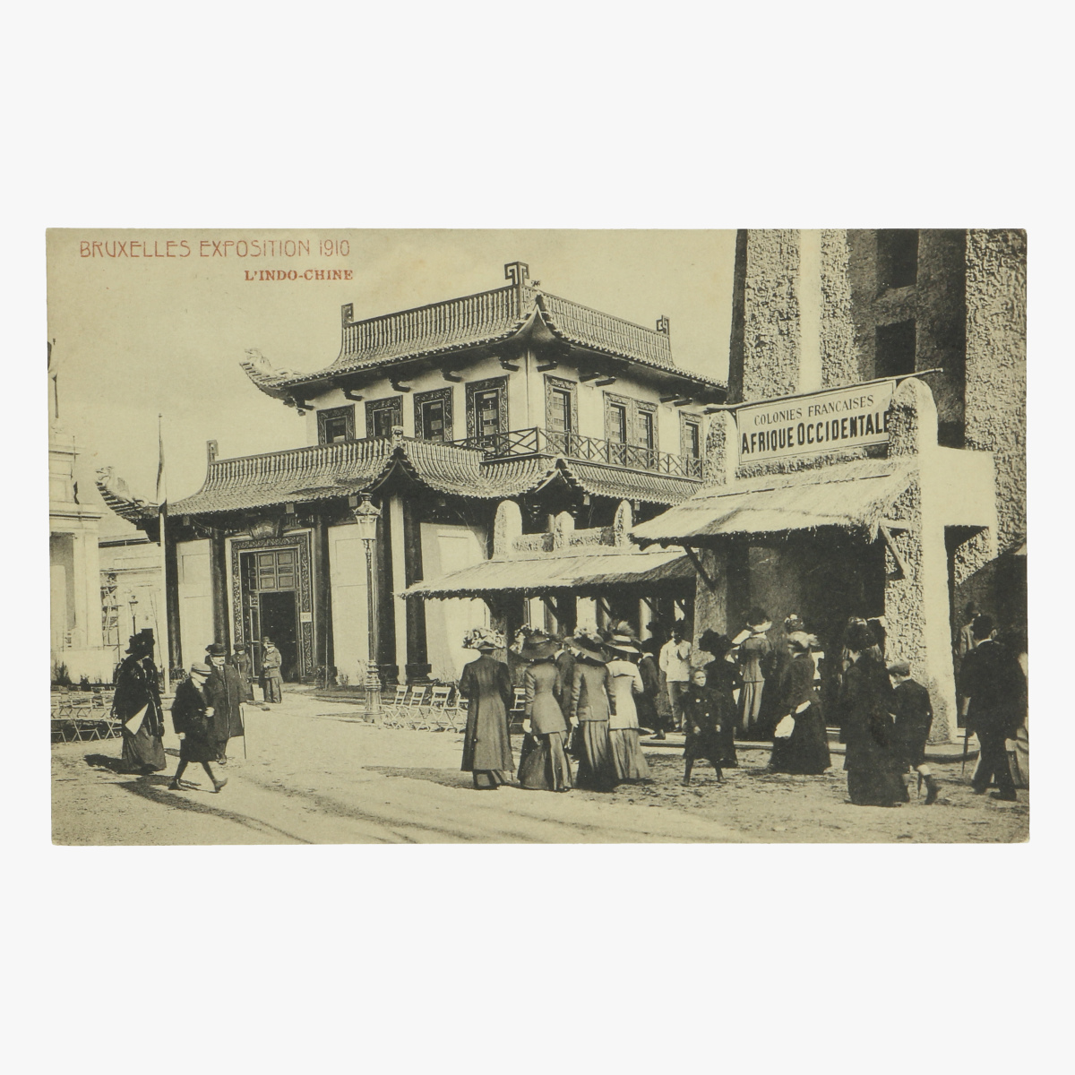 Afbeeldingen van postkaart bruxelles exposition 1910 l'indo-chine