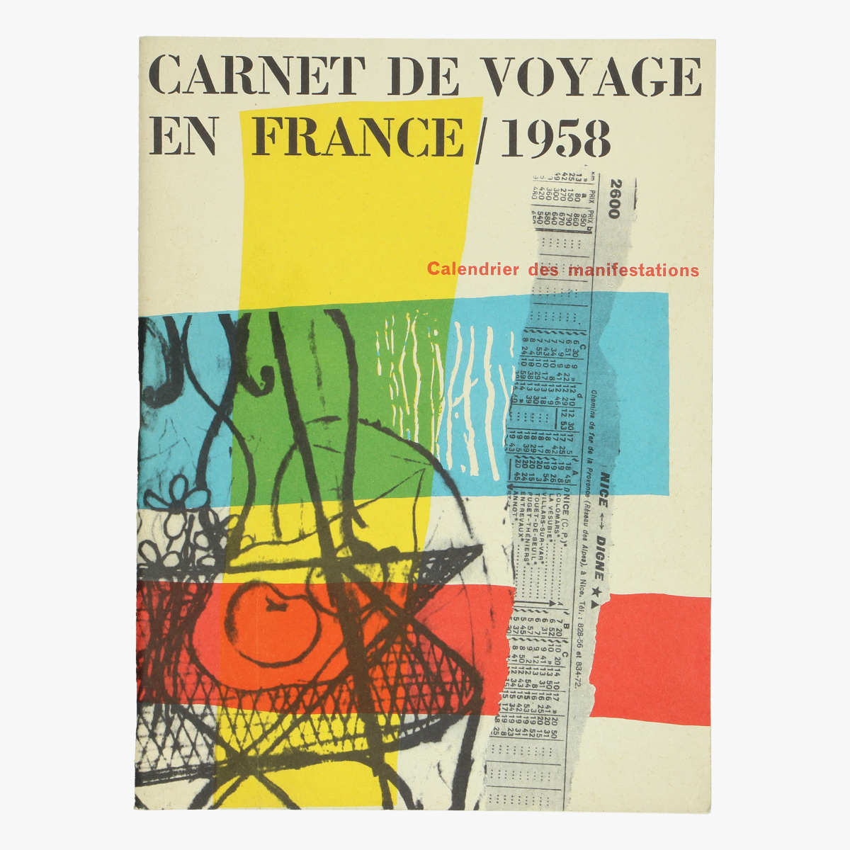 Afbeeldingen van expo 58 carnet de voyage en france / 1958 calendrier des manifestions 